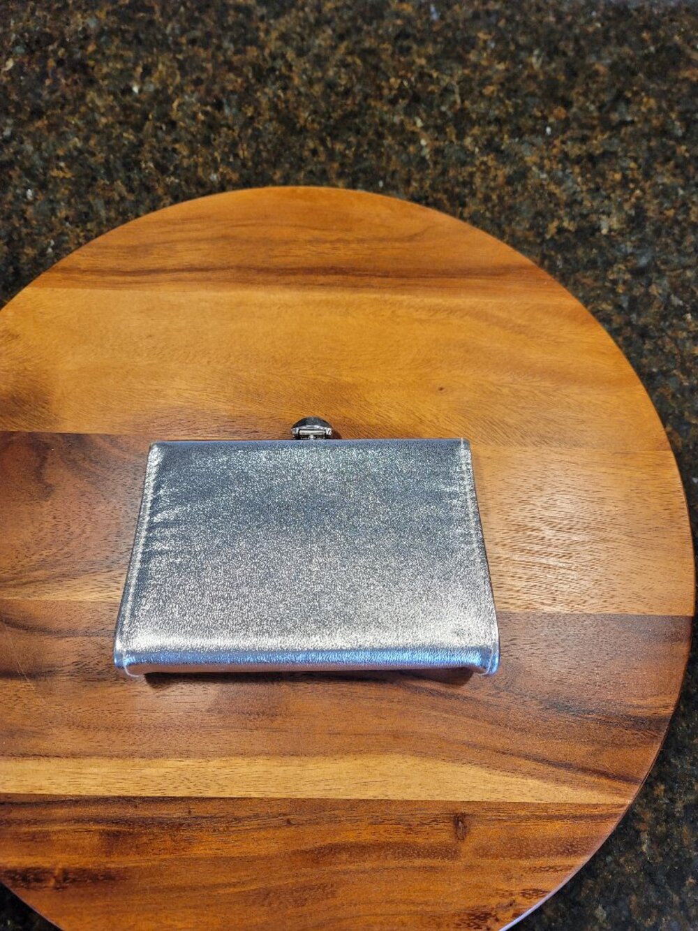 Vintage silver clutch